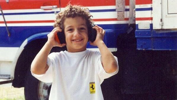 Daniel Ricciardo when he was child